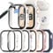 JDBLHM 6 Packs Case for Apple Watch Series 10 46mm with Tempered Glass Screen Protector,Protective Bumper and Slim Face Cover for iwatch Series 10 46 mm Accessories