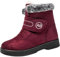 EJIMUQO Regali Per Natale Stivaletti Bordeaux Donna Vernice Stivali Donna Invernali Zeppa Interna Stivali Neri Alti Tacco Alto Stivali Pelosi Donna Stivaletti Texani Donna