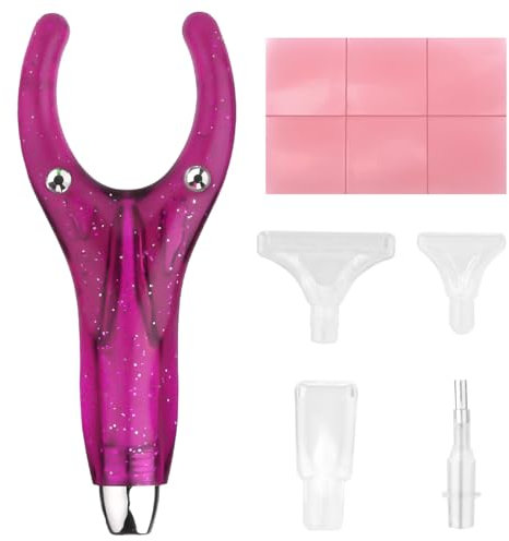 Kit Stylos de Peinture Diamant Ergonomique, Stylo Peinture Diamant 5D avec 4 Pointes Stylo Légères Perçage Plus Rapide Outils Peinture Diamant Accessoires d'Art Diamant pour Adultes (Rose)