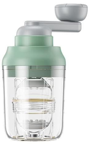 Plmvhpb Portauovo manuale, centrifuga per uova sode, frullatore uova, utensile da cucina, verde