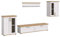 xonox.home Wohnzimmer Verona 4tlg. Set Wohnkombination Wohnwand Wohnzimmermöbel Wohnzimmerschrank Möbelkombination Wohnzimmerset in Sibiu Lärche Nb. Absetzung Artisan Eiche Nb.