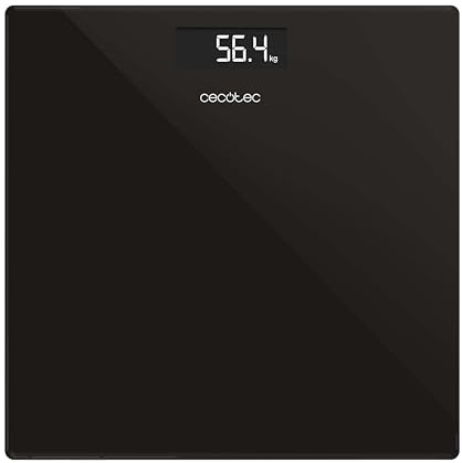Cecotec Personenwaage Surface Precision, kompaktes Design 30x30 cm, bis 180 kg Tragkraft, Step-on/Step-off Technologie, automatisches Ein-/Ausschalten, rutschfeste Safe Grip Füße, Batteriebetrieb