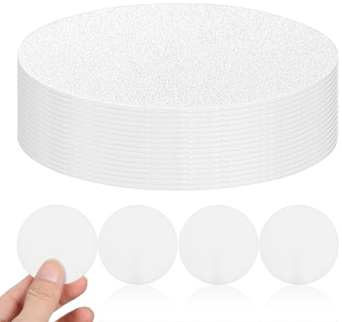 Runde PC Lampendiffusionsplatten 20 Stück für LED Tube Lights | Abdeckung Fuer LED Einbaustrahler, Diffusor für Runde LED Strahler, Einfache Montage