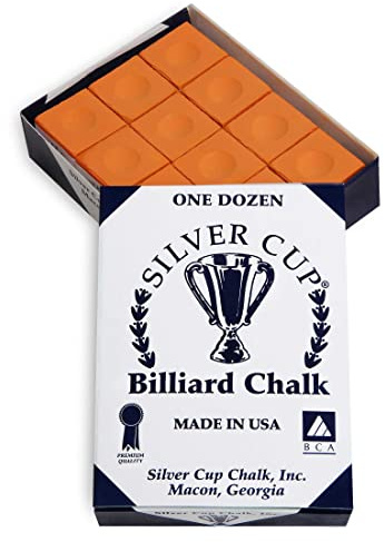 Silver Cup 12 x Orange Chalks