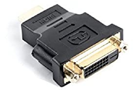 Lanberg AD-0014-BK HDMI-A (1.4) Stecker auf Dvi-D (24+1 Pol) Buchse Adapter schwarz