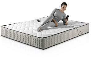 ECO-DE Viskoelastische Massagematratze Alpes, 80 x 200 cm, mit abnehmbarem waschbarem Bezug