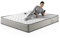 ECO-DE Viskoelastische Massagematratze Alpes, 80 x 200 cm, mit abnehmbarem waschbarem Bezug