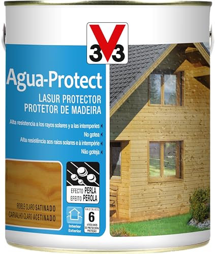 V33 - Protector decorativo agua protect roble claro 2,5l