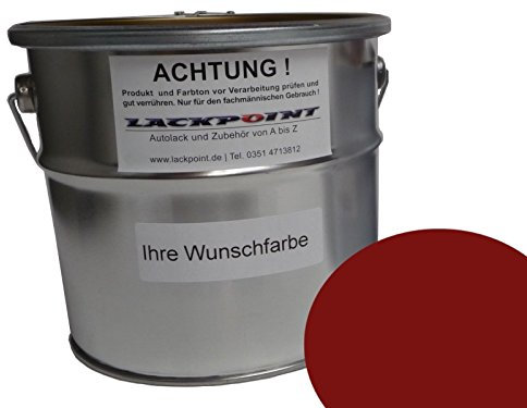 Lackpoint 1 litro 1K Resina sintética Auto Barniz DDR Indianrot Trabant Wartburg IFA Nuevo