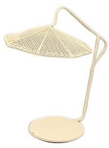 Dekop Miniatur Minigarten, Sonnenschirm Mini, weiß, Höhe ca. 9,8cm (44444635096910)