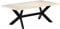 vidaXL Mangoholz Massiv Esstisch Modern Esszimmertisch Holztisch Speisetisch Küchentisch Massivholztisch Tisch Esszimmer Weiß 200x100x75cm