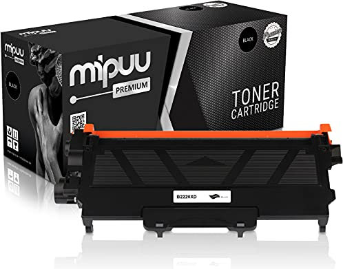 Mipuu Toner kompatibel zu Brother TN-2220 TN-2210 (10.400 Seiten) für DCP-7065dn Fax 2840 HL-2240d HL-2250dn HL-2270dw MFC-7360n MFC-7460dn MFC-7460dn MFC-7860dw TN2220 TN2210