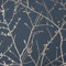 Superfresco Easy Innocence Branch Navy & Copper Metallic Wallpaper- Paste The Wall – Navy & Copper Metallic - Traditional Tree Design