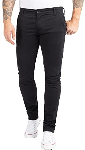 Indumentum Chino Hose Herren Slim Fit Stoffhose Businesshose IS-305 | Schmal geschnittene Chinohose, Businesspants für Office und Beruf, geeignet für Alltag und Freizeit