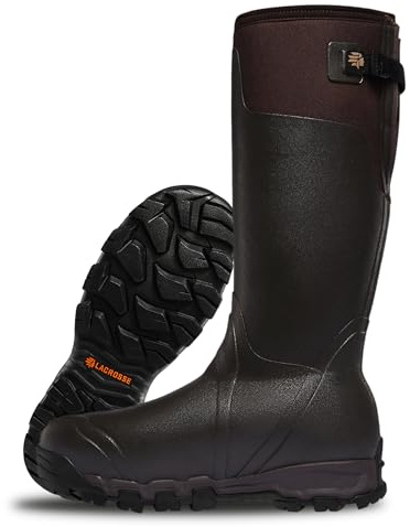 Lacrosse Alphaburly Pro 18 Insulated Hunting Boots for Men Featuring Waterproof Rubber, 1600G Thinsulate, and EVA Footbed, Brown - 14 M