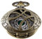 Tiong Antik Steampunk Quarz Taschenuhr Anhänger Halskette Kette Geschenk Herren, Taschenuhr Herren Quarz Taschenuhr Armband Geschenkbox, Cf1003-uk
