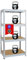 PROREGAL Schwerlastregal Dino 180x90x60 cm Fachlast 600kg Verzinkt, Garagenregal, Lagerregal, Steckregal, Kellerregal
