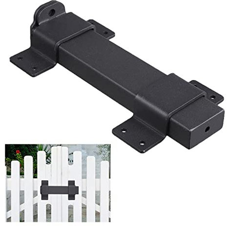 KSWLOR Cerradura de cierre de puerta con agujero para candado, cerradura de doble puerta resistente, pestillo de puerta ajustable para puerta de valla, patio, puerta de granero, cabañas, garajes