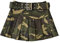 OZEO Röcke Damen,Damenmode Plissierter Denim Minirock ArmyGreen High Waist Camouflage Cargo Rock Mit Gürtel A-Linie 90S Streetwear Patchwork Kurzrock Für Mädchen Damen,S