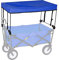 HIGOH Handcart, Faltbare Handschusse Im Freien Tragbare Trolley -Karrenzubehör - Markisen -Baldachin/Blau