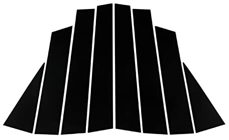 NORDYO 8 Pcs Car Pillar Posts Window Door Moulding Trims Cover Fit For Nissan Qashqai J11 2016-2022 Accessories Exterior