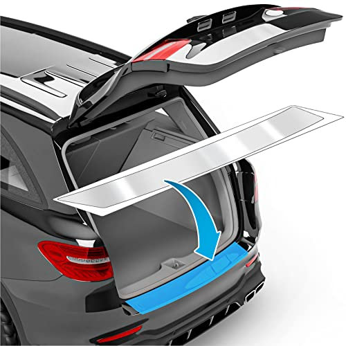 uProtect Auto Ladekantenschutz Folie für Opel Meriva B S10 I 2010-2017 - Stoßstangenschutz, Kratzschutz, Lackschutzfolie - Transparent glänzend Selbstklebend