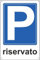 Pubblimania Parking réservé panneau en aluminium composite de 3 mm. Pour usage extérieur ou intérieur (1 parking réservé 20 x 30)