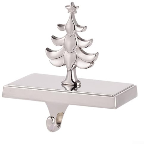 Weihnachtsstrumpfhalter Kaminhaken Strümpfe Clip Weihnachtsstrumpf Haken für Kamin für Kaminsims Kamin Metall Weihnachtshaken Aufhänger (Weihnachtsbaum)