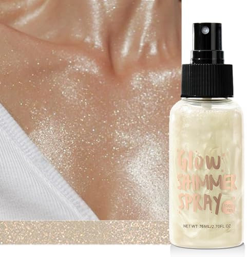 Glitzer-Körper-Make-up-Flüssigcreme, Schimmerndes Körperöl, Schimmernde Körperlotion, Haare und Körper-Glitzer-Make-up, Moisturizing Body Highlighter, Sofortiges Ergebnis, Glänzend, Strahlend-01