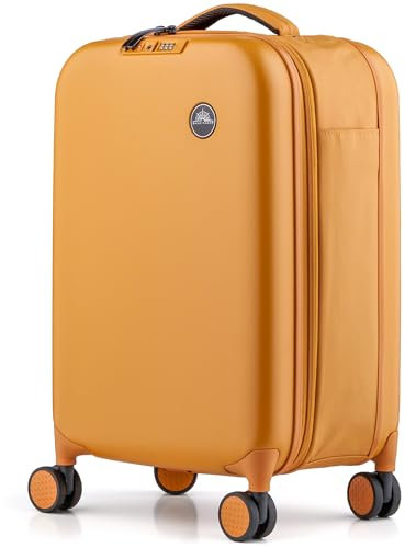 Smartpackr Handgepäck Koffer [Faltbarer] Hartschalenkoffer, Trolley klein - Kratzfeste Hartschale und TSA Schloss für sicheres Reisen - Carry On Luggage Reisekoffer mit Rollen, Kleiner Rollkoffer