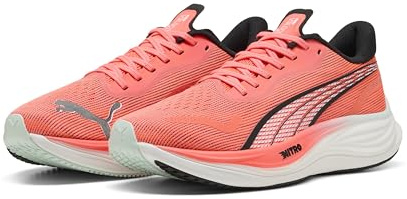 PUMA Velocity Nitro 3 Herren-Sneaker, Leuchtendes Rot/Schwarz/Weiß, 10.5 US