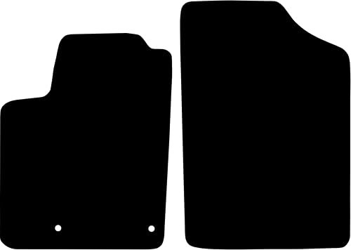 Kovvar Tapis de Sol Compatible avec Peugeot Partner 2003-2008 Correspondant à la Version: Système de Fixation : Clips Ovale avec vis | Qualité: Basic