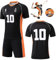 Sternstunde Haikyuu Shoyo Hinata Cosplay Kostüm - Anime Halloween Kostüm Outfit - Karneval Outfits Set- Volleyball Cosplay Uniform (Nr.10, XL)