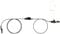 EH Acoustic Tube Earpiece/Headset with PTT and Mic Surveillance Kit for Motorola N50 R7 N30 N70 Ion MXP600 walkie Talkie radios. One-Wire eartube Headset.