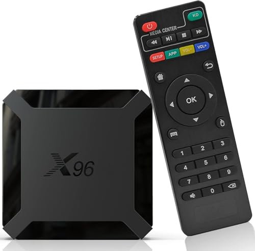 Lecteur Multimédia Box Android TV 4K TV Box X96 Mini Android TV Box 2GO RAM 16GO ROM Box Android 10.0 WiFi 2.4G H313 CPU Quad Core de Diffusion X96 Boîtier TV Android