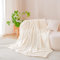 Nayoroom Kuscheldecke Winter Flauschig Cashmere Touch Fleecedecke 220x240 cm Weiß Warm Flanell Decke Kuschelig Kariet Muster Aesthetic Wohndecke Cream Wolldecken Weiche Sofadecken für Couch überwurf