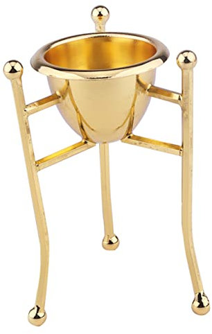 KICHOUSE 1pc Egg Rack Boiled Eggs Shell Cup Egg Carrier Egg Cups Plates Egg Cooker Cup Egg Tray Boiled Egg Stand Egg Dispenser Egg Filler Flat Egg Crate Triangle Egg Holder Copper Golden