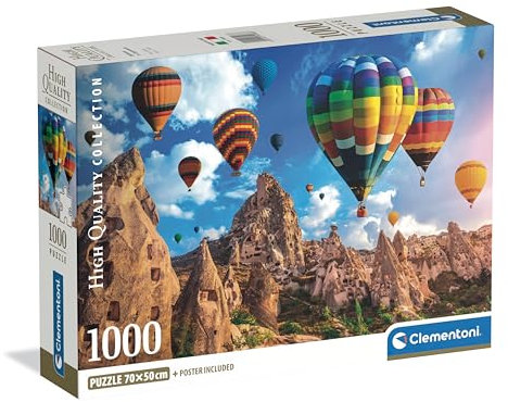 Clementoni Puzzle Collection - Evening in Tokyo 1000 Stücke, Compact Box - Puzzle für Erwachsene 14-99 Jahre, Geschenk für Mann und Frau, Made in Italy, 39988