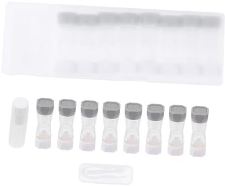 GOOHOCHY 8pc Travel Contacts Lens Cases Abs Pp Materials Lens Holder for Eye Contacts