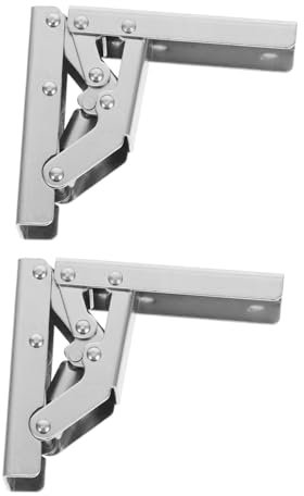 Cabilock 2 Stück 90 Hardware-scharnier Scharniere Austausch Von Schranktüren Aluminiumscharnier T-scharnier Drehpunkt Schließen Sie Den Riegel Faltbares Dtc Rostfreier Stahl Silver