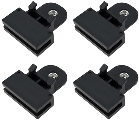 EMSea Lot de 4 Clips de Fixation pour Vitre de Voiture M6 39,5x48x19mm pour Support de Lève-vitre de Voiture