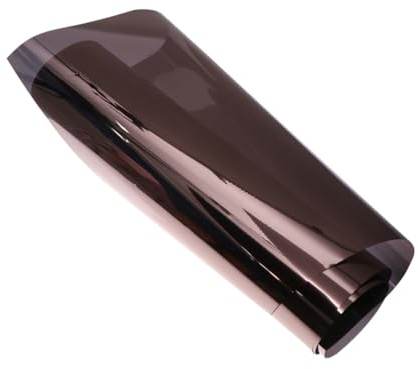 DOITOOL Película para Ventana Unidireccional Adhesiva Control Solar Aislamiento Térmico Filtro UV Protección para Hogar y Oficina Color Té Plata