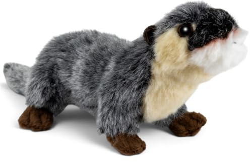 Carl Dick Otter grau ca. 18cm Körperlänge, ca. 31cm Gesamtlänge Plüschtier, Stofftier, Kuscheltier 3760
