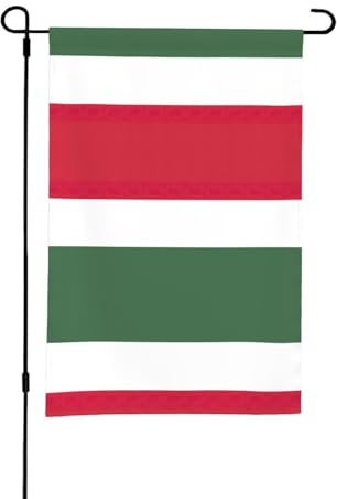 Bandera de Hungría banderas de jardín de temporada de doble cara 30,5 x 45,7 cm en el exterior de Pascua, día de San Patricio, decoración festiva