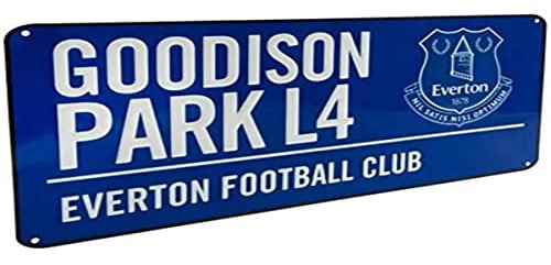 Everton F.C. Unisex Everton Colour (40cm X 18cm Approx) Street sign, Blue White