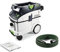 Festool Absaugmobil CTM 36 E CLEANTEC (mit Hauptfilter, SELFCLEAN Filtersack, Saugschlauch glatt Ø 27/32 x 3,5 m, Verschlussdeckel für Ansaugstutzen)