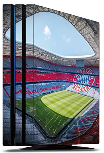 DeinDesign Skin kompatibel mit Sony Playstation 4 Pro Folie Sticker FC Bayern München FCB Stadion
