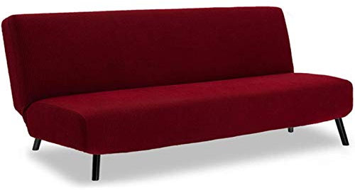 YQHWLKJ Universal Armrestless Schlafsofa Faltbarer moderner Sitzbezug Elastischer Bezug Sofa Schutzbezug Elastisch