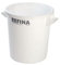 REFINA X-1 50L Mixing Tub for Plasters, Screeds, Resins & More - 47 cm Tall, Thick-Walled HPDE Plastic Bucket with Handles & Withstands -30°C to 100°C - Durable & Easy-to-Clean Food Grade Bucket