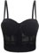 Woboren Damen Korsett Bustier BH Dessous Tank Top Tr?gertop Crop Top Corsage Schlanke Weste